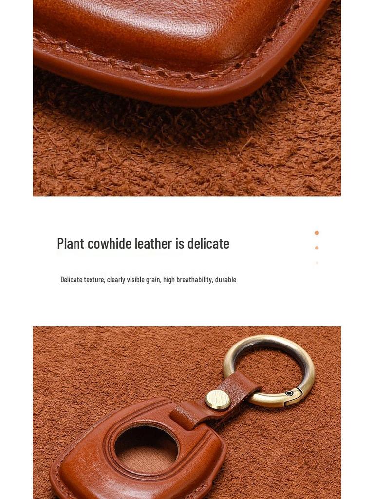 Vintage Genuine Leather Key Case for Harley Sportster, Pan America, and Nightster