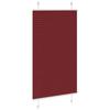 Pleated Blind Bordeaux Red 80x100 Cm Fabric Width 79.4 Cm Polyester