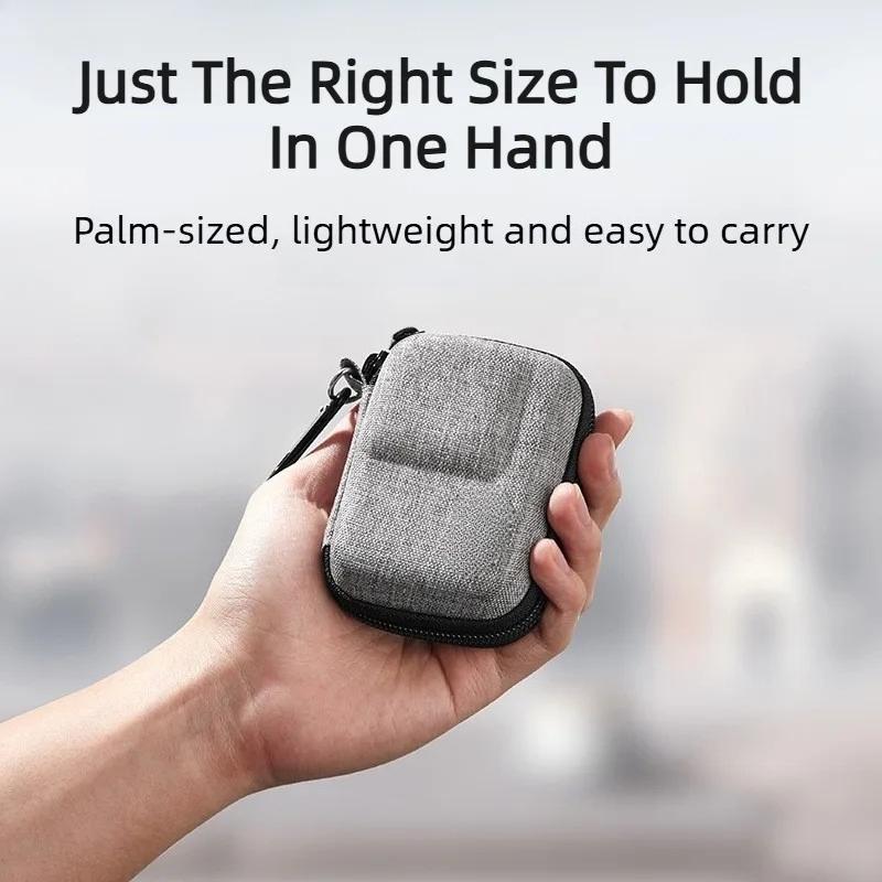 For DJI Action6 5Pro 4 GoPro Body Mini Storage Case Bag Thumb Camera Portable Bag Travel Carrying Box For Insta360 Ace Pro 2