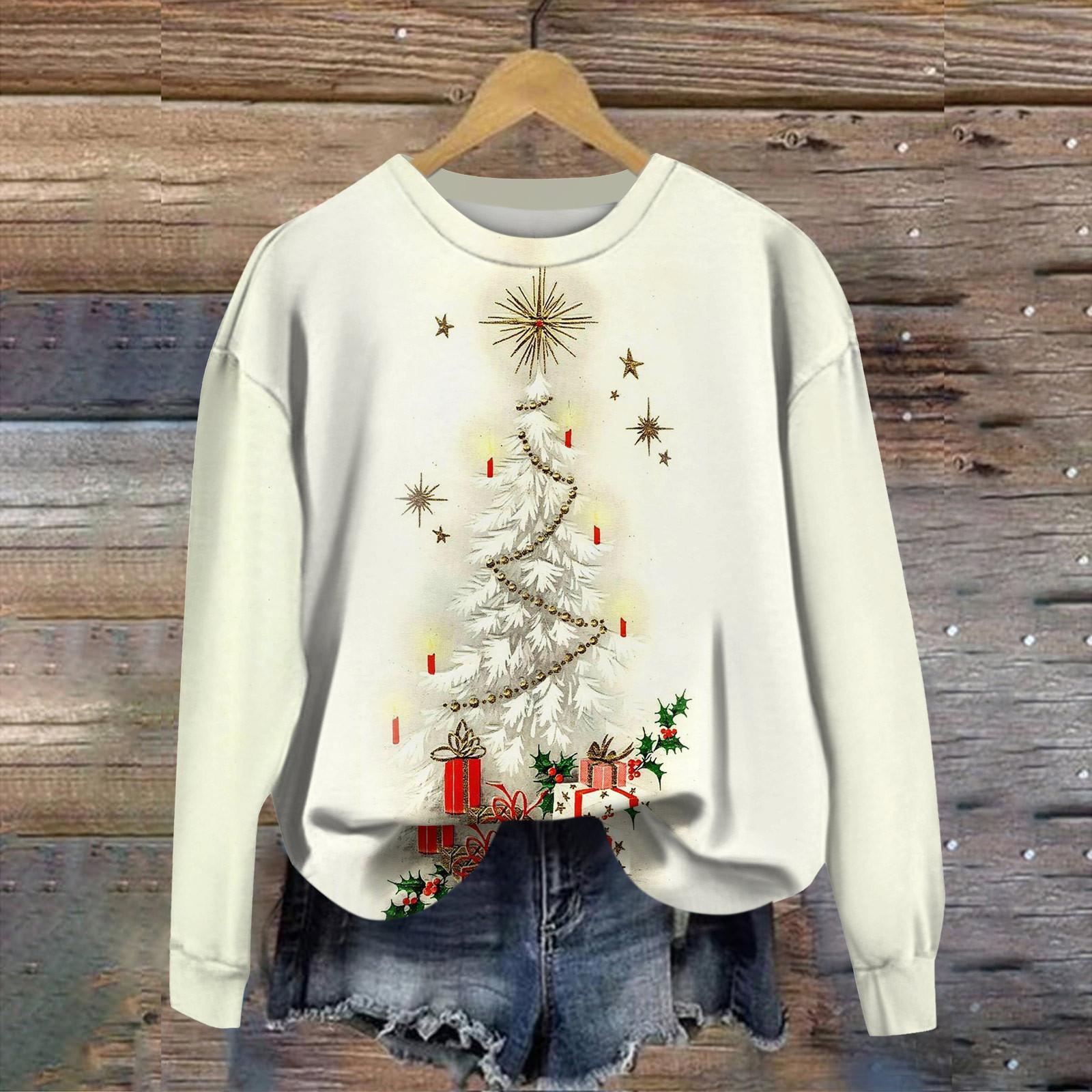 

Женские зимние топы, женская толстовка с длинным рукавом, повседневная, с круглым вырезом, свободный крой, флисовые топы Pollover S белый