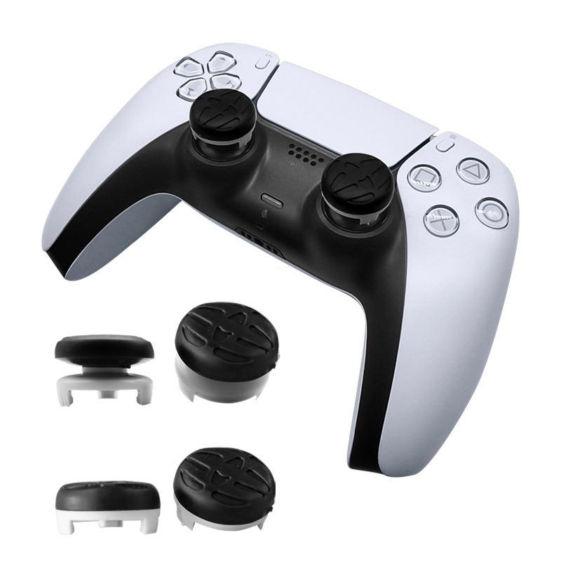 Nakładki na analogi do kontrolera PS5 PS4 NS Pro, Zestaw 4 sztuk, Wysokie i niskie