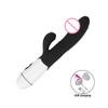 Silicone G Spot Dildo Rabbit Vibrator 30 Speed Rechargeable Women Dildo Female Vagina Clitoris Stimulation Massager Adult Sextoy