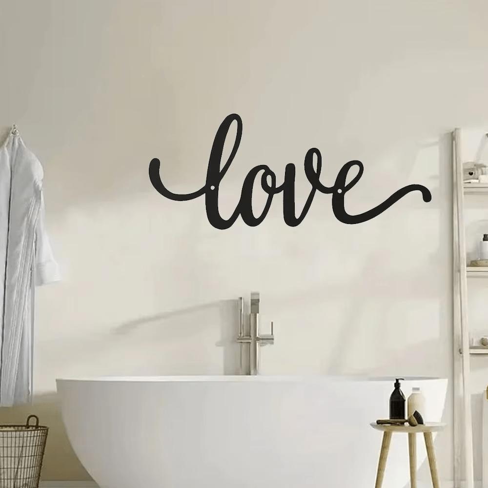 

Metal Wall Art Family Sign for Dining Room Kitchen Home Decor, Large Metal Sculpture TY4113-01