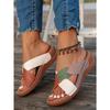 Women’s Open-Toe Slide Sandals Soft Sole Casual Summer Shoes