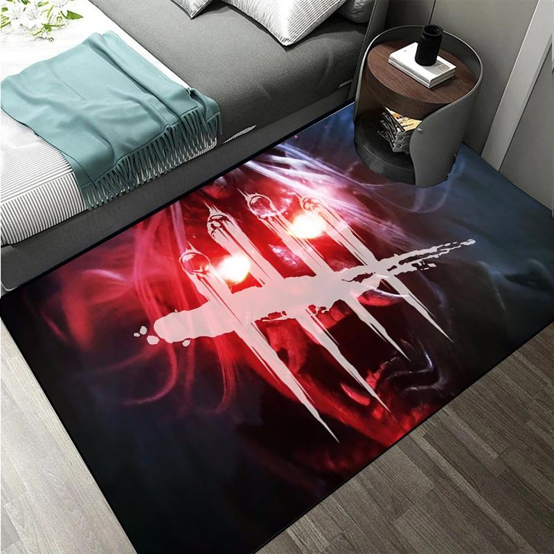 D-Dead by Daylight survival horror escape game Large Area Rugs Carpet for Home Living Room Bedroom Sofa Doormat Floor Play Mat