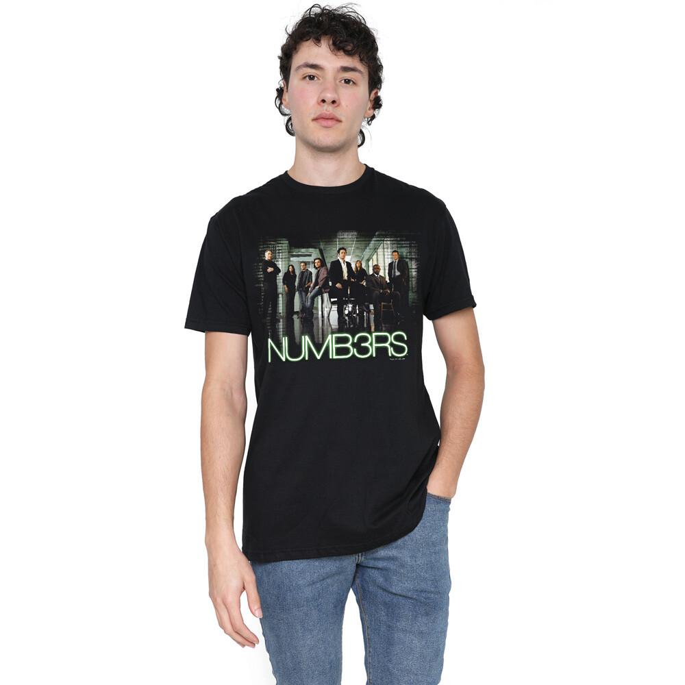 Numb3Rs Numbers Cast T-Shirt S-2XL Black M
