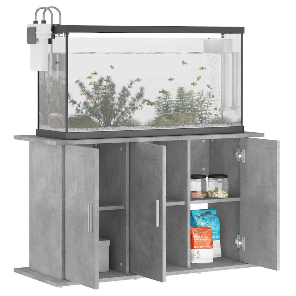 vidaXL Aquarium Stand, Concrete Gray, 101 x 41 x 58 cm, Engineered Wood