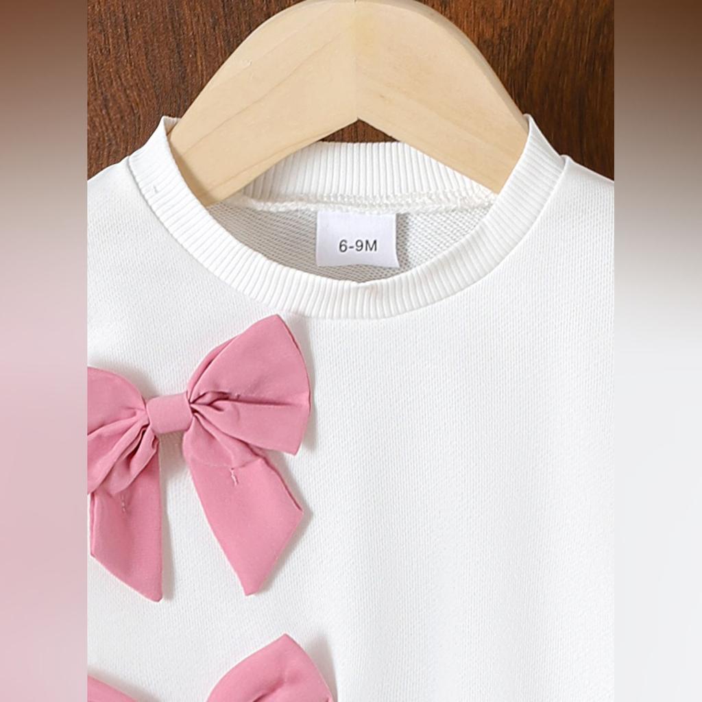 Kids Casual Long-Sleeve Set, Comfortable Daily Wear Outfits