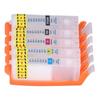 5Pcs Ink Cartridge for PIXMA IP7250 MG6350 MG5450 MX925 MX725 MG6450 MG5550 IX6850 Printers