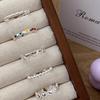 Sophisticated Heart Shaped Ring For Women Adjustable And Trendy Silver Plated Fashion Jewelry
