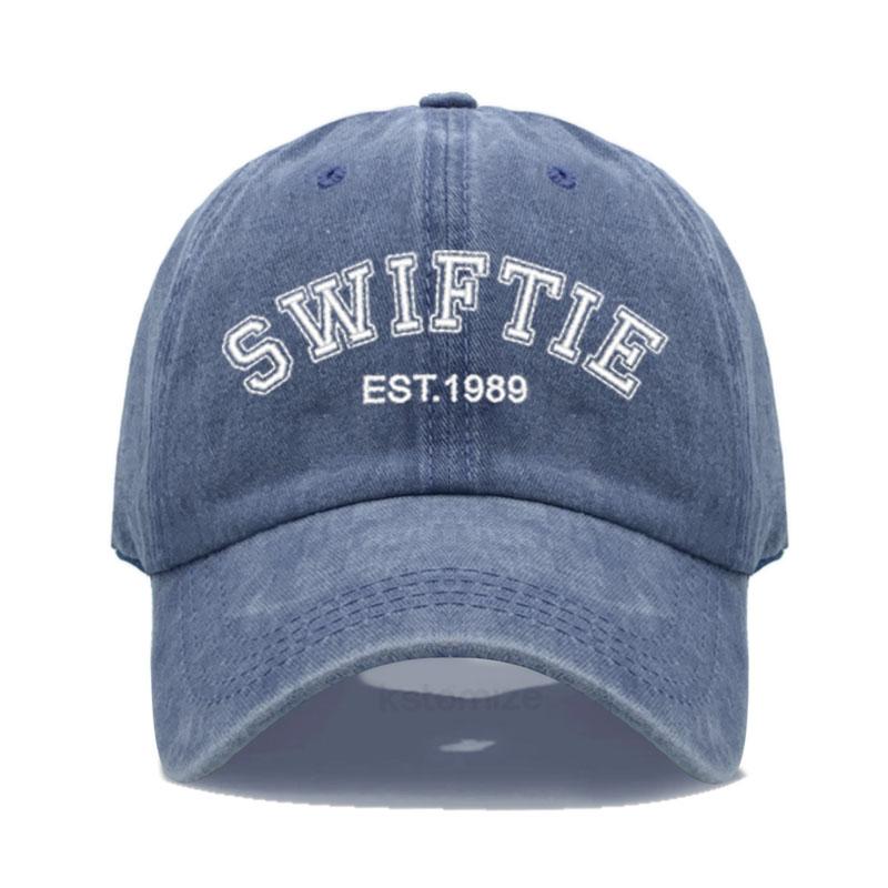 Swiftie 1989 Embroidery Baseball Cap For Men Women Unisex Washed Cotton Dad Hat Sun Hat Gift Fans Outdoor Sports Dropshipping