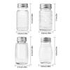2Pcs Kitchen Glass Spice Bottle Barbecue Seasoning Bottle With Lid Salt And Pepper Shaker Pepper Shaker Mini Seasoning Jar Set