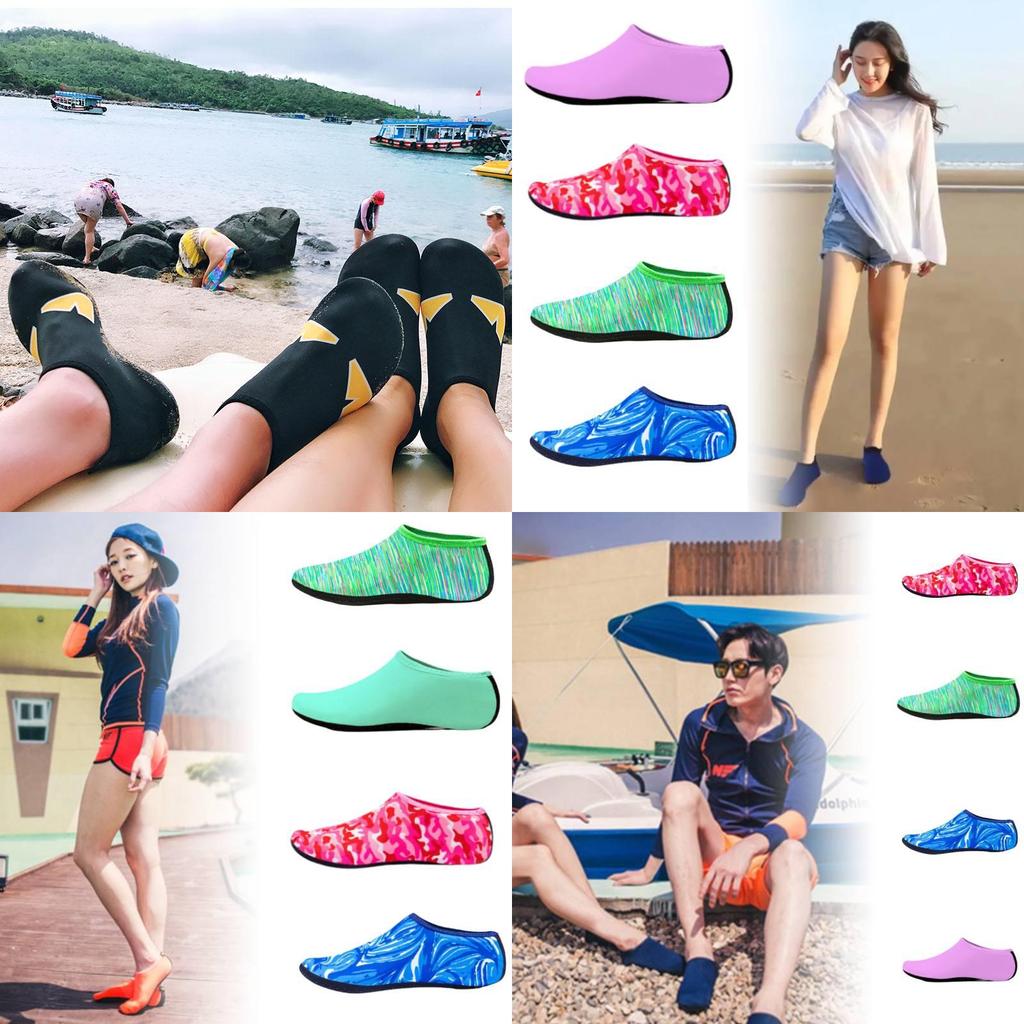 Colorful Non-slip Snorkeling Socks Comfortable Swimming Footwear For Aquatic Adventures