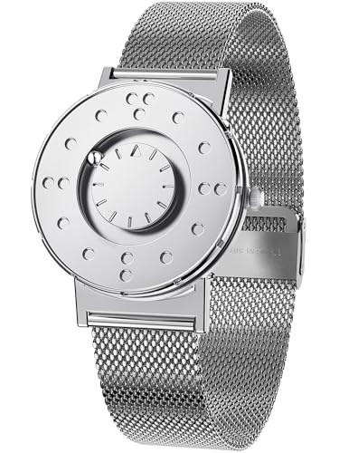 

EUTOUR Men s Magnetic Watch, Silent Touch, 5ATM Water Resistance, Stylish, Simple, Casual Quartz Watch with Magnetic Ball Design, 40mm Dial, Stainless