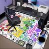 Custom Name Colorful Dream Island Rug for Living Room, Game Rooms, Office, Bedroom, Floor Mat Playful Design, fan gifts Christmas decor