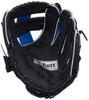Lezax Guts LEAGUE Kinder Soft-Baseballhandschuh (Ball enthalten), Synthetisches Leder, 9 Zoll, Schwarz x Blau, GLBM-5765