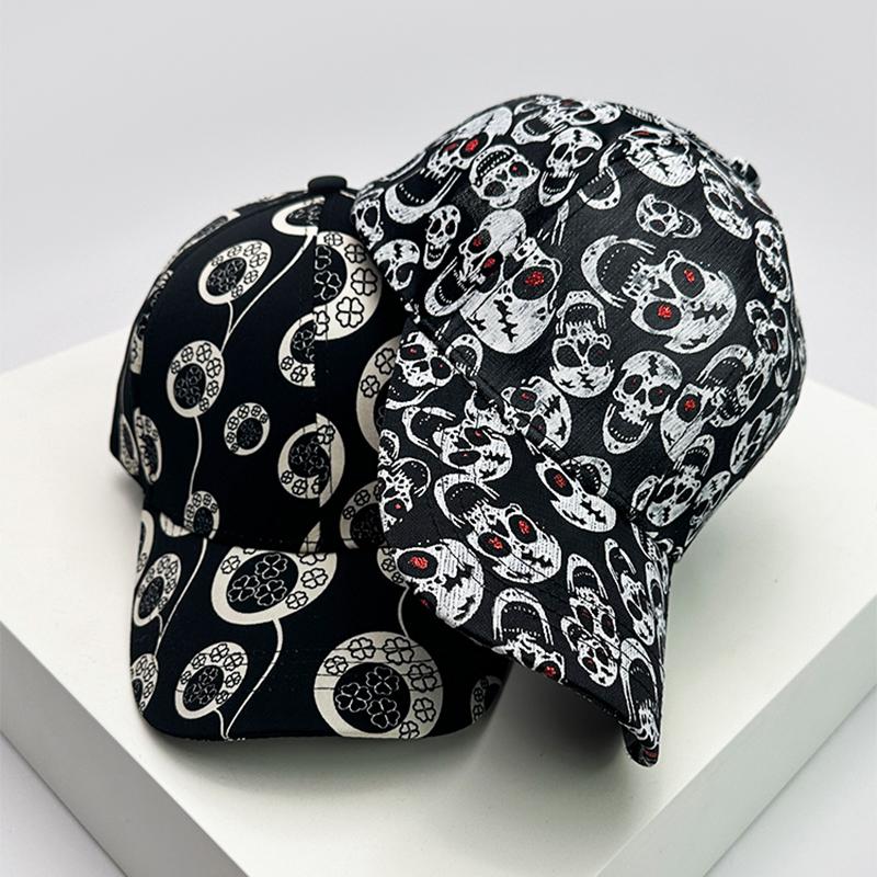 And Women Korean Style With Printed Pattern Graffiti Letter Print Snapback Hats All-Match Baseball Caps Fashion Street Style Air Permeable