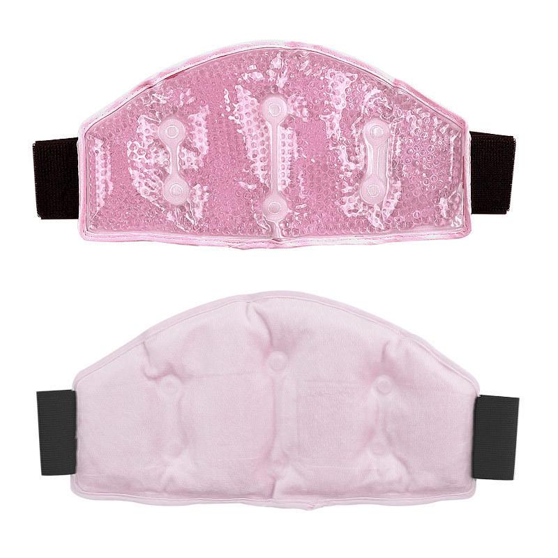 PVC Gel Roller Ball Neck Protector with Hot/Cold Compress and Plush Massage Bag