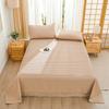 Cotton Thick Bed Flat Sheet for Double Bed Plain Top Sheets Single/Queen/King Flat Bedsheets Soft Home Bed Linen Sheets
