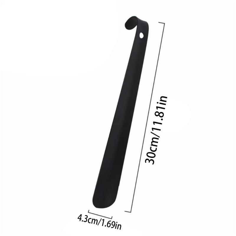 Shoe Horn Durable Alloy Construction with Ergonomic Handle Shoe Helper for Business Professionals and Sports Enthusiasts