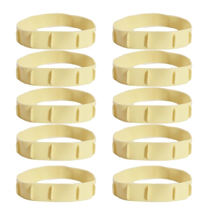 2Pcs Stylish 65MM Round Small Quartzs Clock Insert with Roman/Arabic Number and Gold Silver Trim for Home Decoration