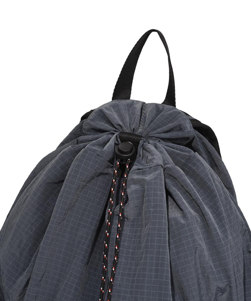 Wacky Willy String Draw Backpack Charcoal