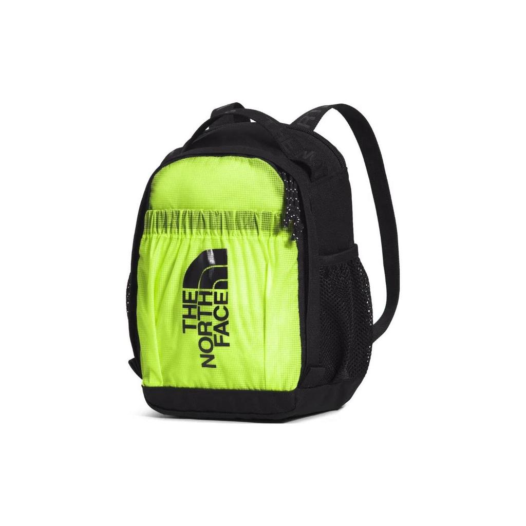 The North Face 5.4L Color Block Logo Backpack Unisex Backpack Black Fluorescent-Green NF0A52VRFM9