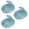 3Pcs Scalp Massage Brush Adult Universal Hairdressing Shampoo Wash Hair Combblue