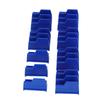 Geometric Wrench Organizer 20 Slots Modular Magnetic Wrench Rack Holder for 6mm to 38mm 1 4in to 1 1 2in Spanner Blue