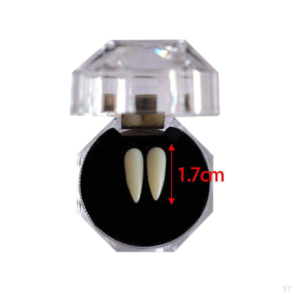Halloween Fangs Fake Teeth Gift Decoration for Stage Performance Fancy Dress