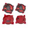 DDWO5 2Pcs 80mm 90mm Car Head Front Rear Boot Trunk Emblem Sticker for Skoda Octavia 2 3 A5 A7 Rapid 3 Kodiaq Fabia Karoq Superb VRS