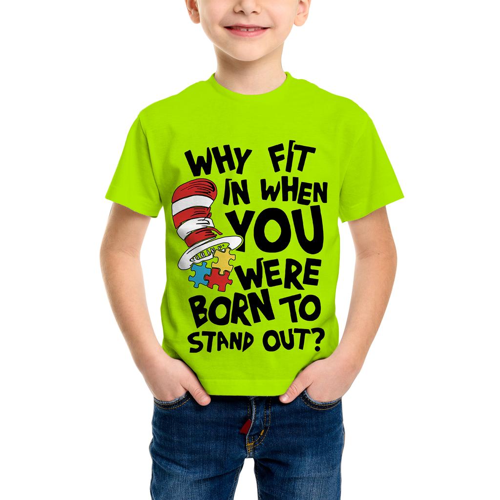3D Printed T-Shirt - Short Sleeve Crew Neck Casual Streetwear Bike Design for Young People