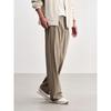 HAUT TON Men's Straight-Leg Linen-Blend Business Casual Pants