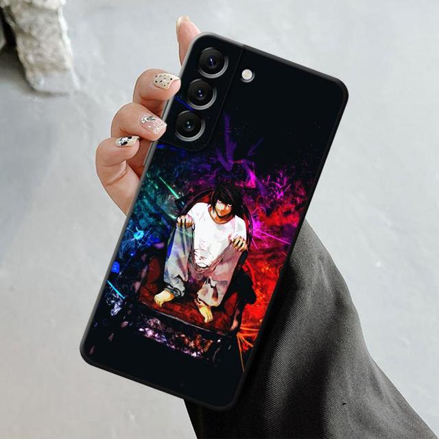 Pink Death Note Light Misa Phone Shell For Samsung Galaxy S23 S22 S21 S20 Fe Ultra S10 S9 S8 Plus Note 20ultra 10plus Case