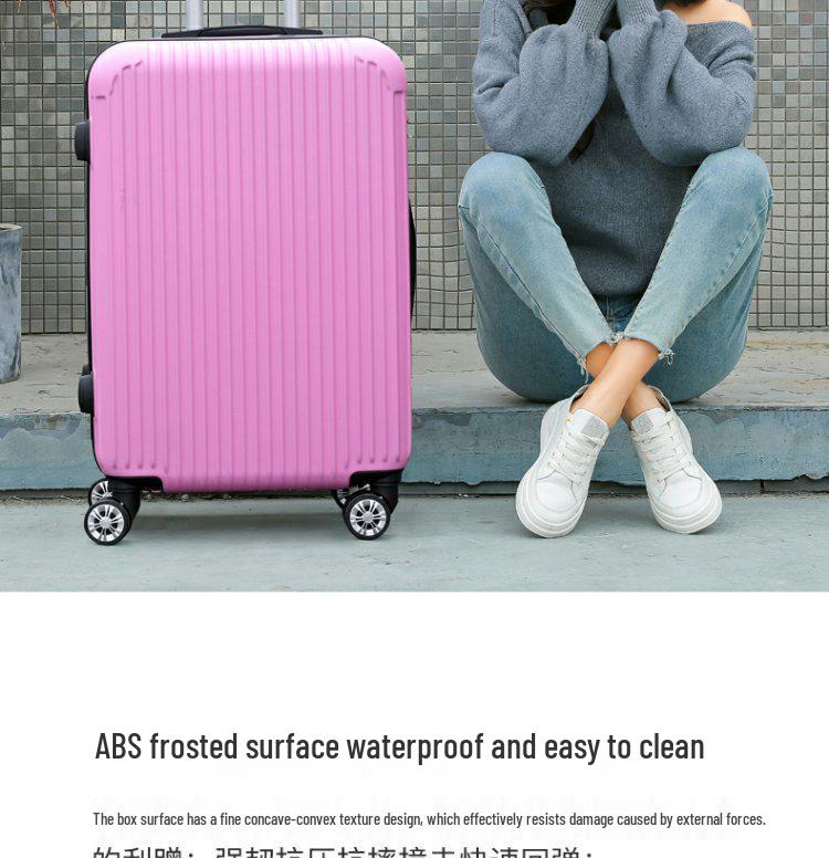 Military Green Retro Suitcase with Silent Wheels – Unisex 20-Inch Large Capacity Trolley