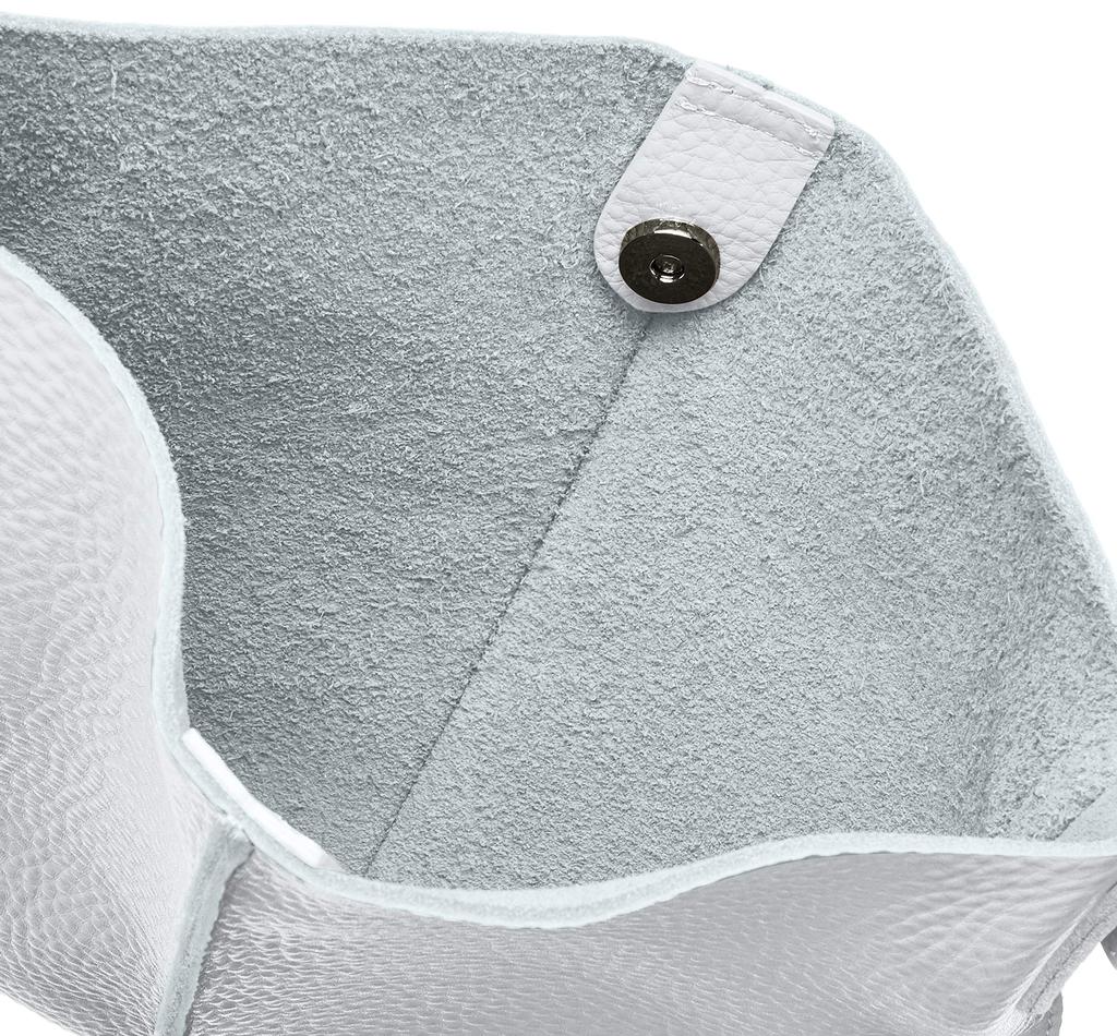 Unplug Calf Leather Shoulder Bag 157001 White