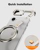 Frameless Case for iPhone 16 E Magsafe Z-Shaped Phone Cover With 360°Rotate Magnetic Kickstand Metal Shockproof Protective