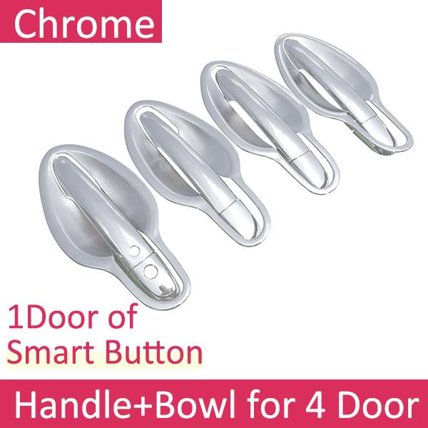 Chrome Car Door Handle Cover for Mazda CX-5 CX5 CX 5 KF 2017~ Luxury Trim Set of 4Door Exterior Accessories Car Styling 2018