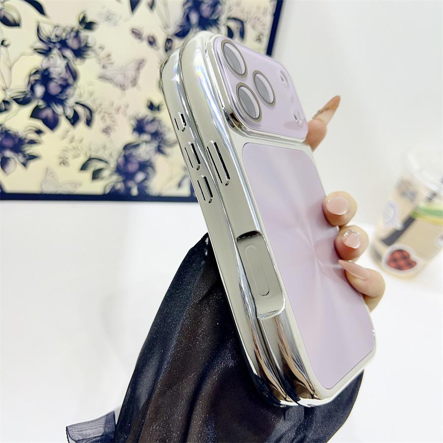 Aurora Electroplated Slim Anti-Fall Case for iPhone 14/13 Compatible with Apple 17/16/15 Pro Max