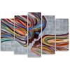 Five Piece Picture Canvas Print Kissing Faces