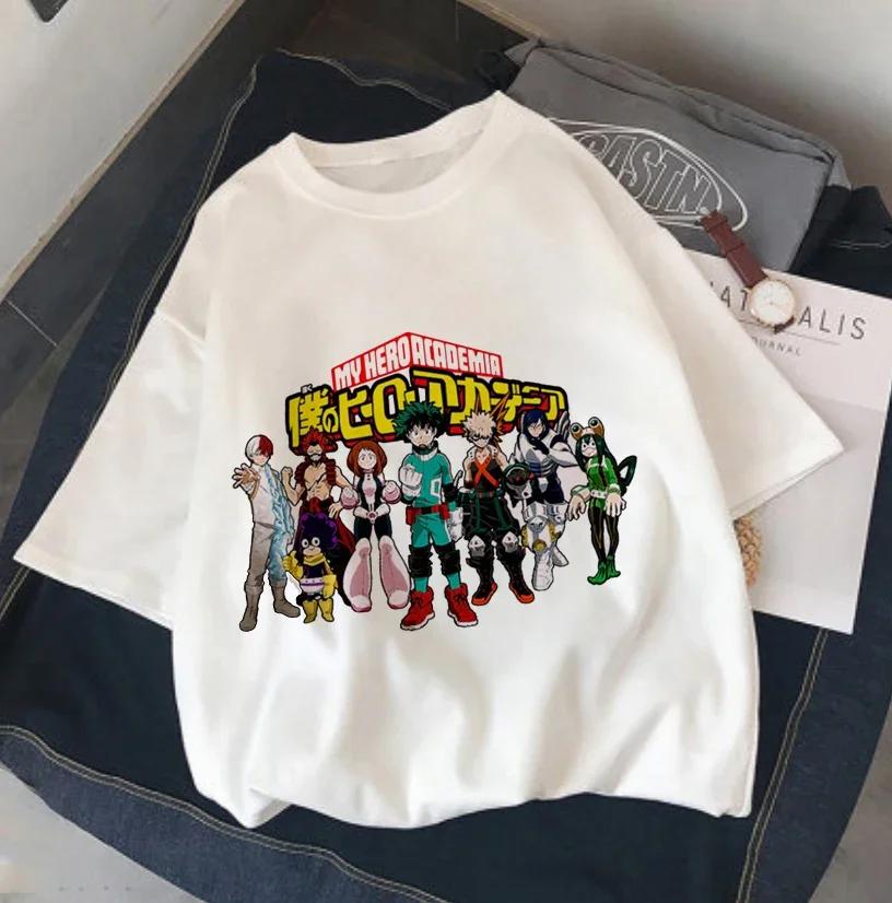 2026 New Anime My Hero Academia Shoto Todoroki Print Kids Tshirt, Summer Short Sleeve Harajuku Cartoon T Shirt for Boys Girls