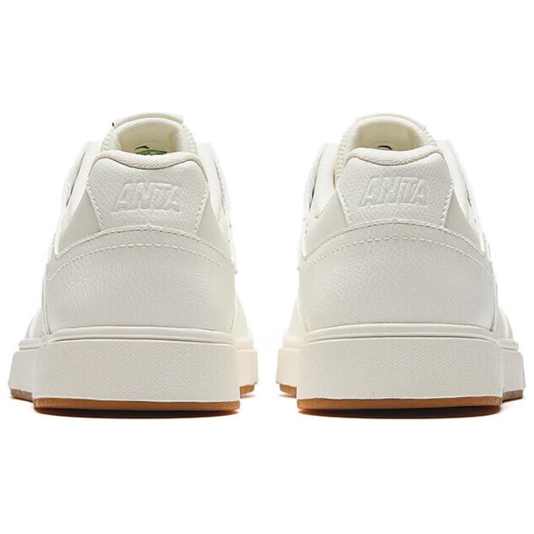 Anta Street GZ Comfortable Versatile Wear-Resistant Lightweight Increased Height Low-Top Sneakers Men Sneakers White 112448011-1