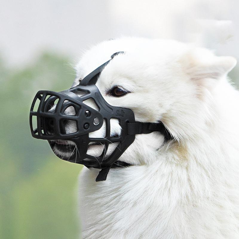 Soft Silicone Dog Muzzle Anti-Biting Breathable Mouth Mask For Medium Large Dog Accessories Safe Comfortable Outdoor Pet Supplie