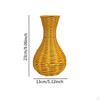 Woven Flower Vase Boho Tabletop Lightweight Plant Holder Floral Arrangement for Indoor Desktop