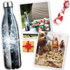 Stainless Steel Water Bottle Vacuum Insulated Water Bottles Reusable Double Walled Drinks Bottle 350ml/500ml/750ml/1000ml