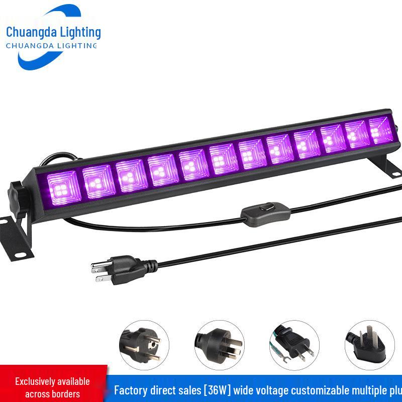 36W UV Wall Washer LED Light - 40 Purple LEDs for Halloween Haunted House