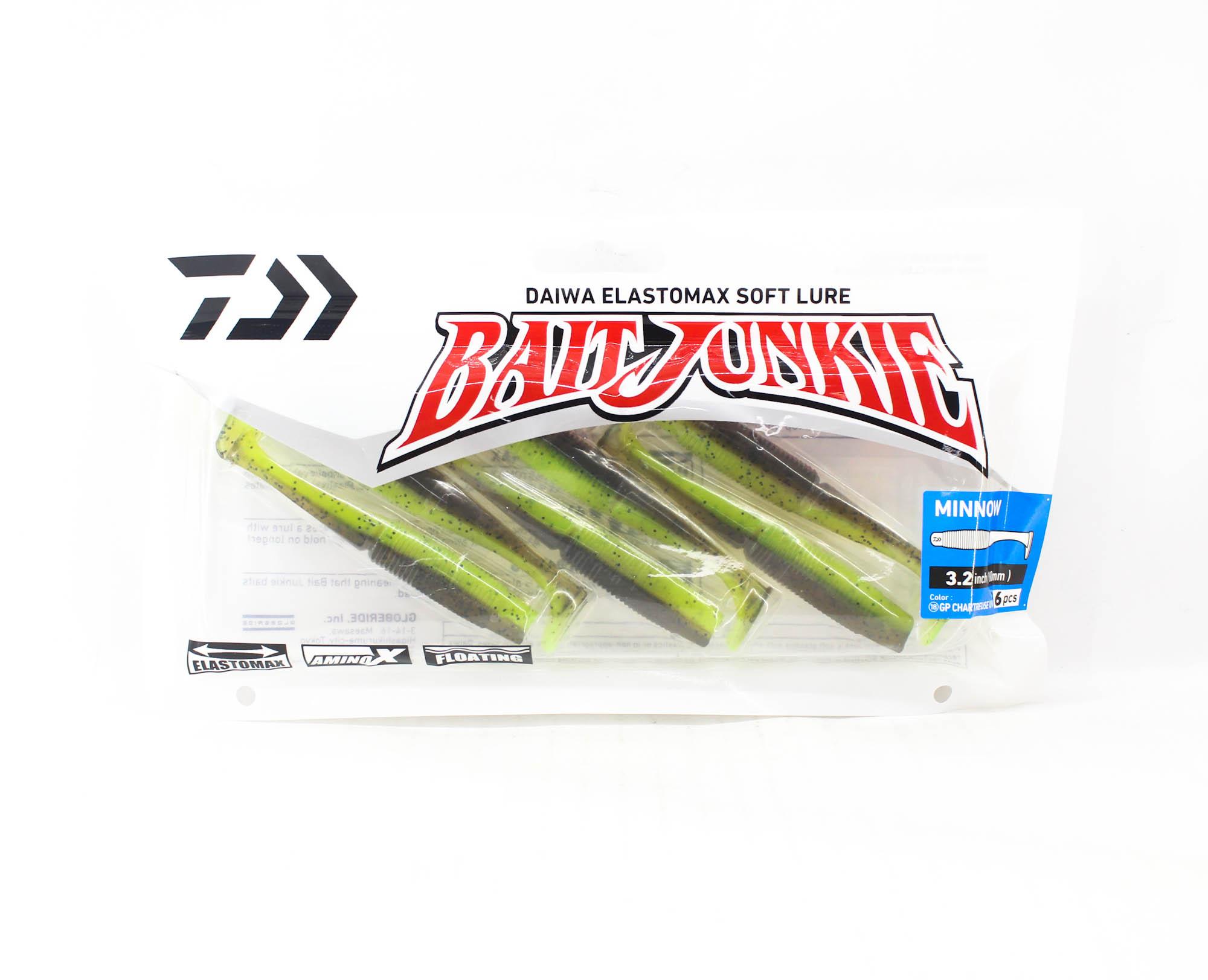 

Мягкая приманка Daiwa Junkie Minnow 3,2 дюйма, 6 шт. в упаковке GP Chart UV (3030)