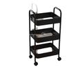 Multi-Layer Kitchen and Bathroom Storage Trolley with Wheels