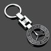 For Mercedes Benz AMG W210 W205 C300 W203 W206 W108 W124 W126 W140 W168 W169 W176 High Quality Metal Car Emblem Keychain Keyring  ZB6