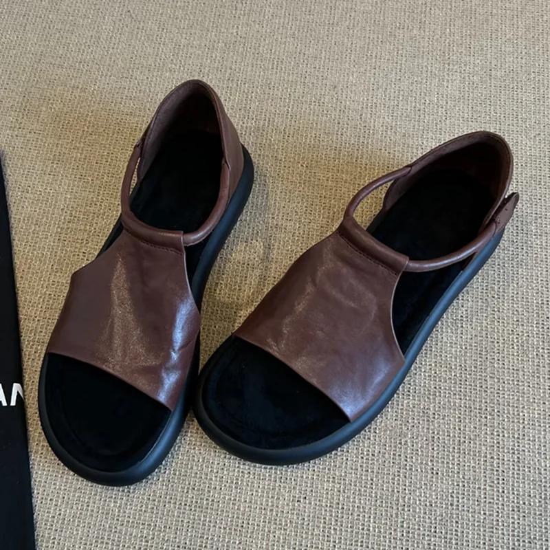 Fashion Women Flats Sandals Fashion Casual Shoes Cozy Walking Shoes Summer Woman Slippers 2025 New Trend Brand Beach Female Zapatillas